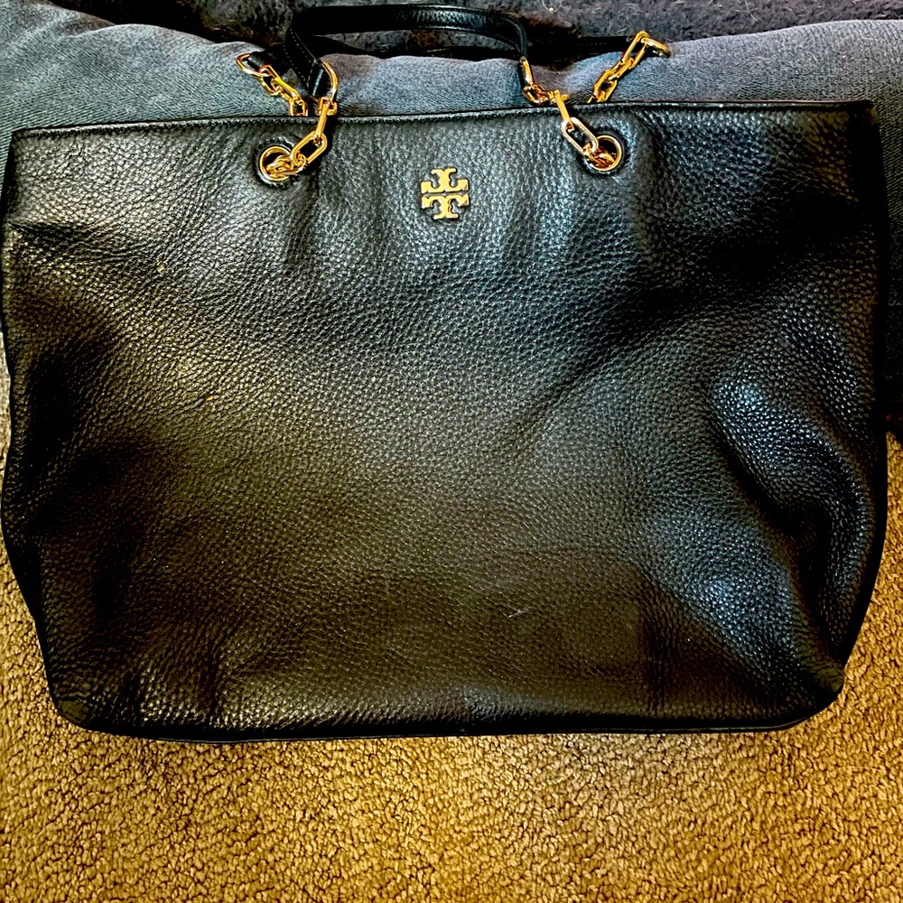 Tory Burch tote with gold handles